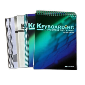 Abeka Keyboarding  And Document Processing Curriculum  Lot of 6 Books Grade10-12